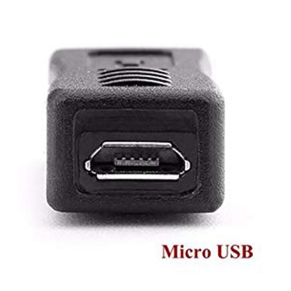 Micro-usb uros-mini USB naarassovitin T-porttisovitin