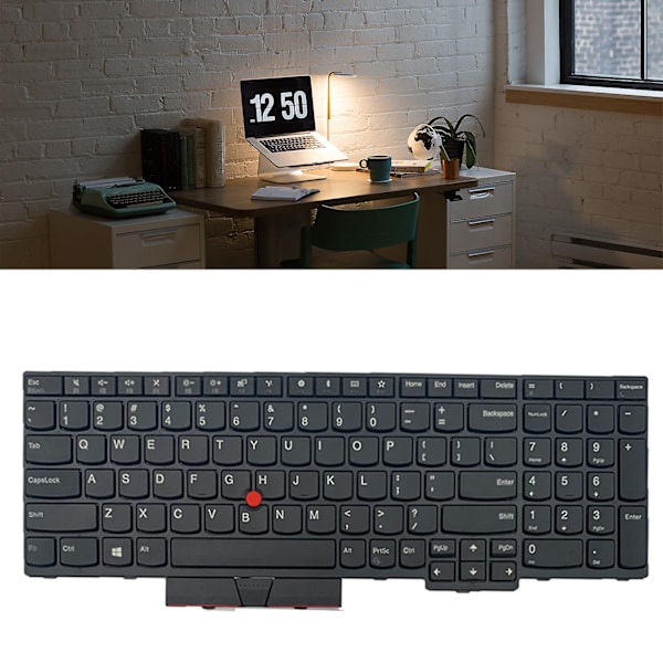Nytt svart engelskt tangentbord för bärbar dator till Lenovo Thinkpad T570 P51s T580 P52s