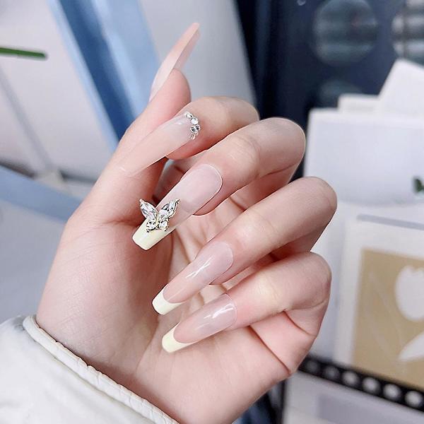 10 st legering nagelkonst strass kristallpärlor för nageldekor ringar örhängen DIY Silver
