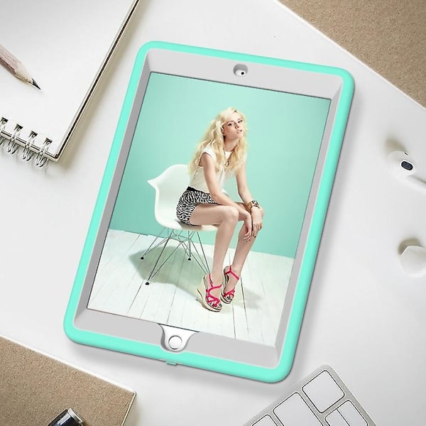 3 i 1 Hybrid Bumper Skyddande Fodral För Apple iPad 2018 9.7in 6:e Genomslag