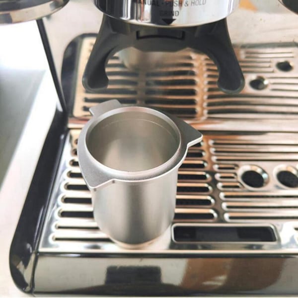 2x til 8-serie rustfrit stål kaffedoseringskop pulverføder, til 53mm 870 espressomaskine kop