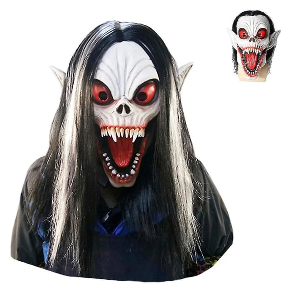 Morbius The Living Vampire Horro Cosplay Mask Skremmende Halloween Masquerade Party