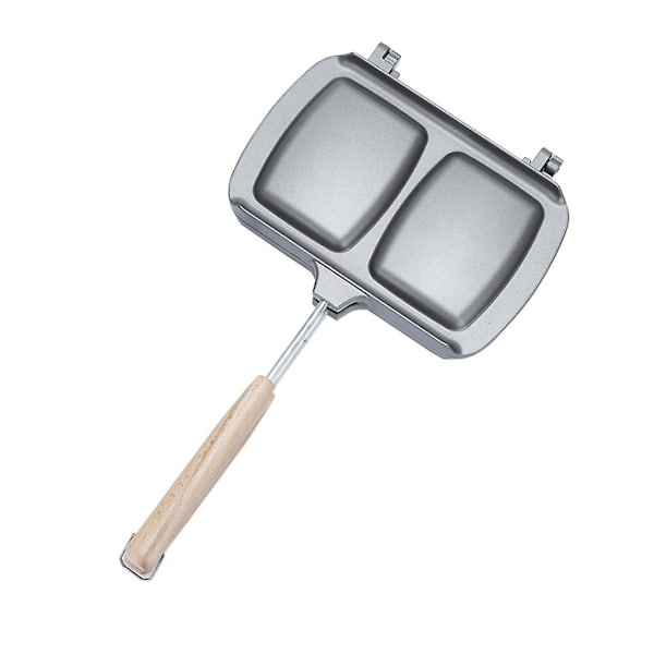 Aluminiumslegering Non-stick Sandwich-form Enkel Rengjøring Brød Grillplate Pan