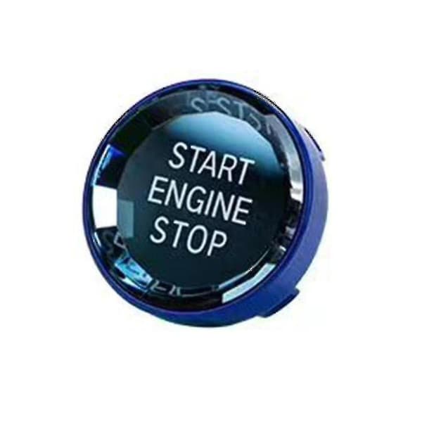 Switch Trim Cover Crystal Enkelt-knaps Motor Stop-knap Sticker til 3 5 Serie X1 X3 X5 E70 E71 E90 E6