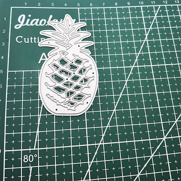 Ananas Metal Skæredør Stencil Diy Scrapbooking Album Papirkort Skabelon Form Embossing Dekoration