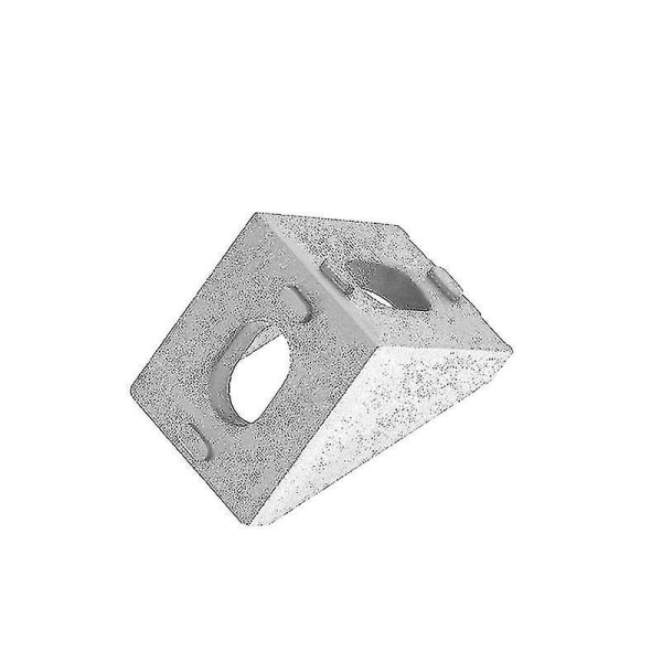 3d-skrivare 2020 aluminiumblock kub prisma koppling Hjul Regulator kub hörn V-slits trevägs hörn koppling 90 graders vinkel fäste