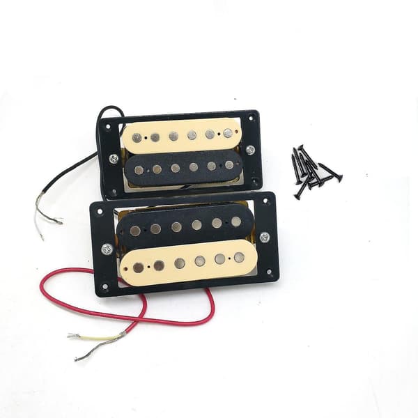2 st Elektriska Gitarr Pickup 50/52 Faced Humbucker Dubbel Spole Elektriska Gitarr Pickup