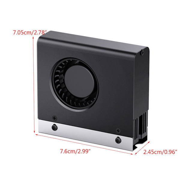 Til M.2-10 Solid State Drive Radiator Lav Støj Ventilator 2280 Ssd Nvme Varmeafledning