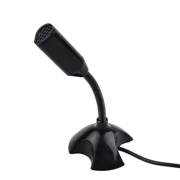 Justerbar USB-mikrofon for laptop, mini studio-mikrofonstativ med