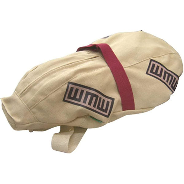 Gaara-kurpitsareppu, kangaskassi Hiekan cosplay-asuun, vetoketjullinen