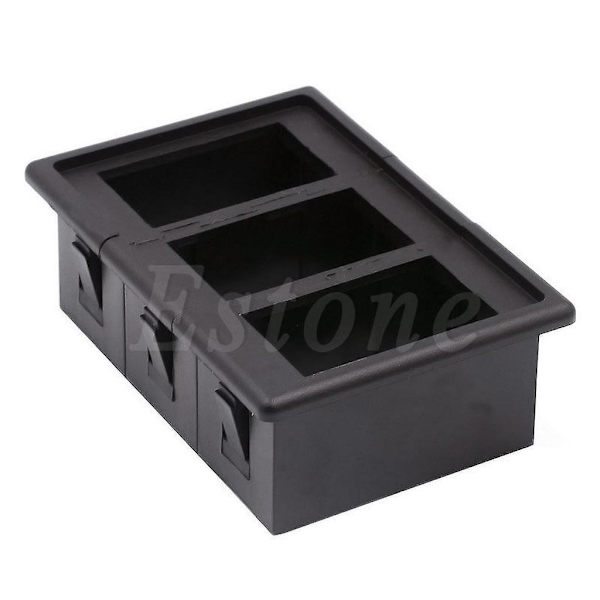 3 Rocker Switch Clip Panel Samling Patruljeholder Kabinet Til Arb Carling Type