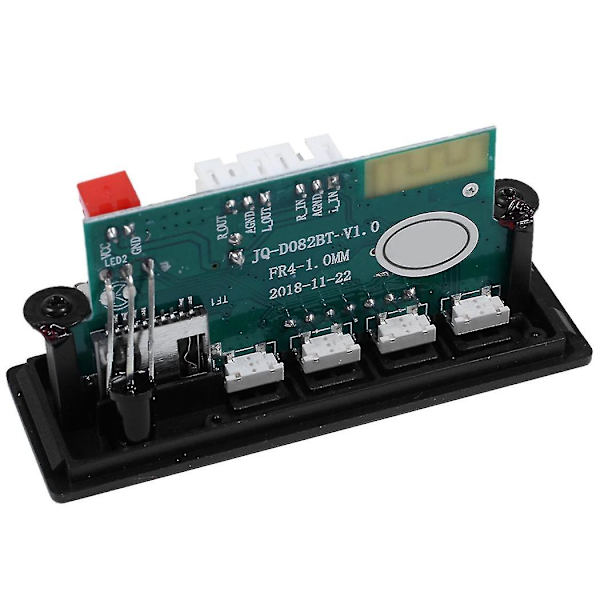Bluetooth 5.0 Mp3 Wma Wav Dekoderkort 5v 12v Trådløs Lydmodul Farveskærm Usb Tf Fm Radio Fo