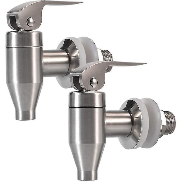 Rostfritt Stål Dryckesvatten Dispenser Spigot Kran, 2-pack