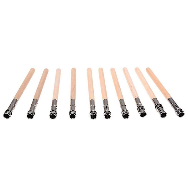 20 stk justerbar blyantforlengerholder Skolekunst Skriveforlengerverktøy, 10 stk A og 10 stk B