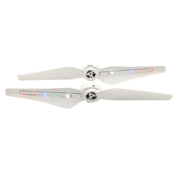 2x Oppladbare LED-lys, Propell Flash Props, 3/4 Uav