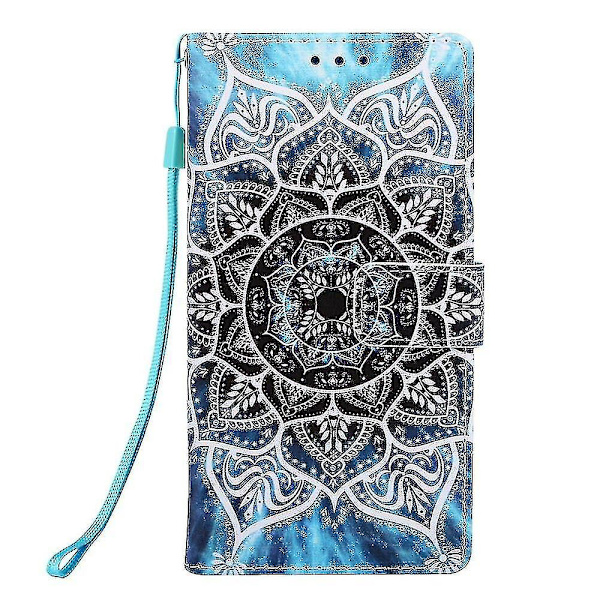 Kompatibel med Samsung Galaxy S8 Fodral Läder Flip Plånboksfodral med Kortfack Hållare Stativ