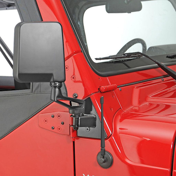 Svart biltaksantenn 7 tommer for Wrangler Rubicon 2007-2022