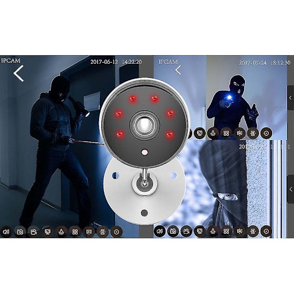 Ohp Utomhus Vattentät 720p HD Wifi IP-kamera IR Nattsyn App Fjärrövervakning Övervakningskamera