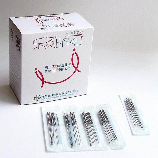 Engångsakupunkturnålar sterila tubulära nålar akupunkturpunkter body beauty filiforma nålar med tubformade nålar