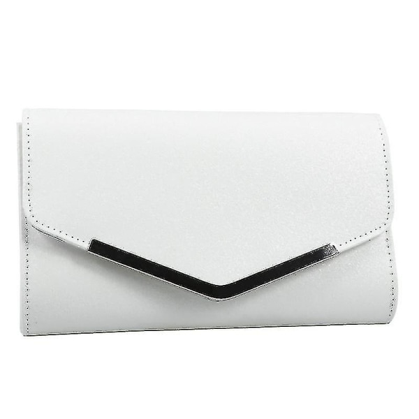 Hvid aftentaske håndtaske bryllupsfest besked taske clutch taske tegnebog Simple kædetaske kvinder kvinder