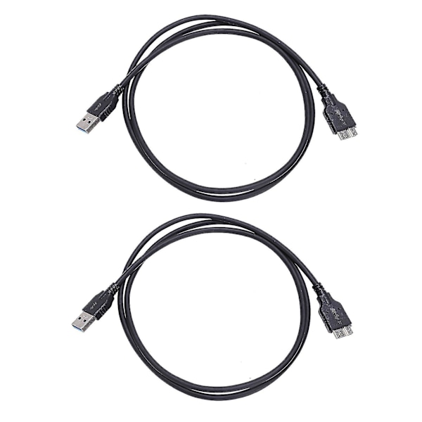 2x USB 3.0 -virtakaapeli Toshiba-kiintolevylle