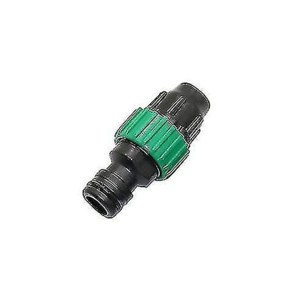 2 sarjaa puutarhan vesisarjoja 4/7 mm:n - 8/11 mm:n piikkiliittimiin 1/2 tuuman 3/4 tuuman uros- ja naaraskierreliittimiin Kasteluliitin
