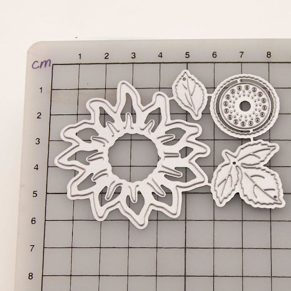 Bladmetallskärningsformar Stencil Diy Scrapbooking Album Stämpelpapperskort Embossin