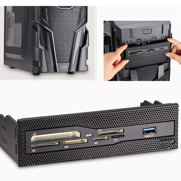Computer Front Panel Usb 3.0 Intern Kortlæser Support M2.mso Sd Ms .xd Cf