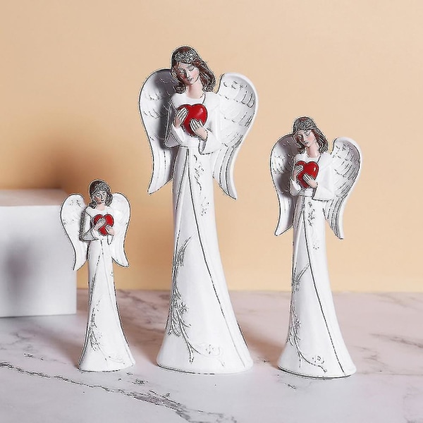 Home Modern Resin Angel Statue Character Home Decor Nordic- C