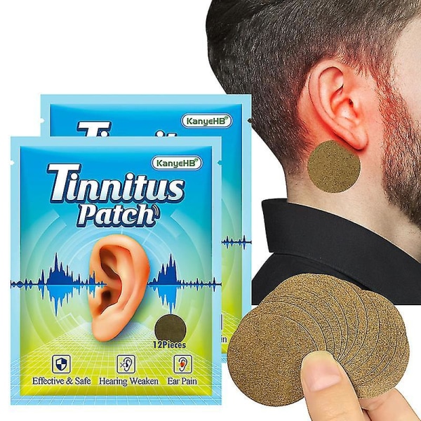 3-pose bærbar tinnitusplaster Lindre oppkast Svimmelhet Luftsyke