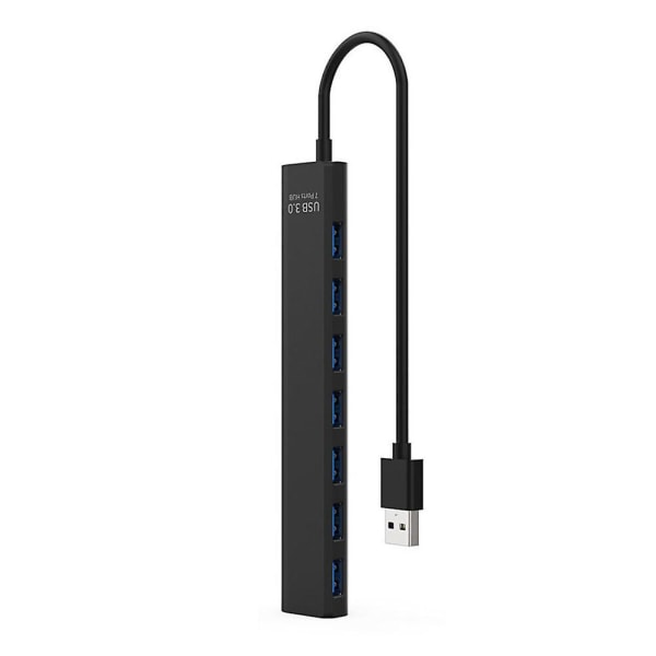 Multi USB Splitter 5gbps 7 portar USB Expander USB 3.0 Hub Dock Adapter Port Flera