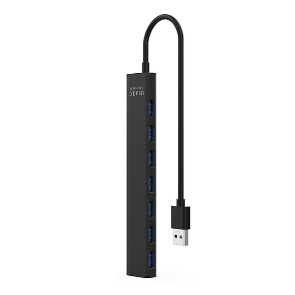 Multi USB-splitter 5gbps 7 portar USB-expander USB 3.0 HUB Dock Adapter Port Multipel