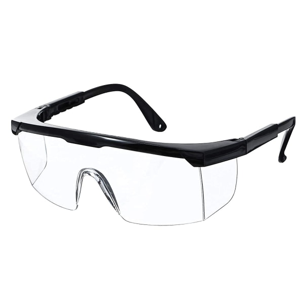 Vernebriller Sammenleggbare vernebriller Høy slagfasthet for byggeplasser, dekorasjon, verksteder og støvtett/lett, 1 stk.