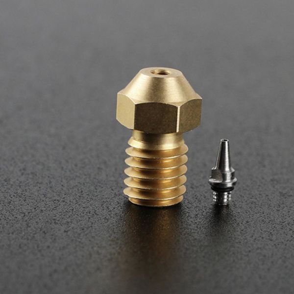 3 stycken 0,2/0,3/0,5 mm 3d-skrivarspetsmunstycke med avtagbara rostfria stålspetsar