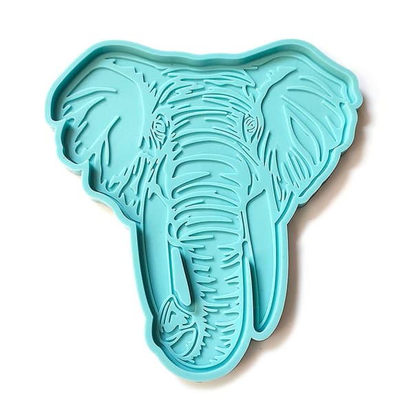 Fruktfatstøpeform Serveringsbrett Diy Form Elefant For Hodefat Silikon