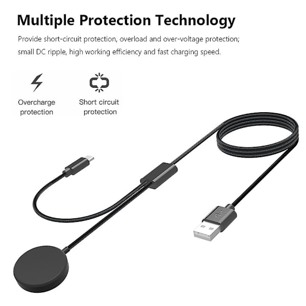 2 i 1 Smart Type-c Pd Hurtigopladningskabel Til Samsung Galaxy Watch3/4/4 Classic