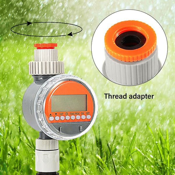 Hem Gadget Trädgård Vatten Timer Digital Programmerbar Controller Automatisk Manuell 1st Kran Slang Sprinkler Utomhus Bevattning Timing För System