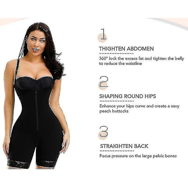 Shaper Slimming Open Bust Bodysuit Firm Control Shapewear naisille