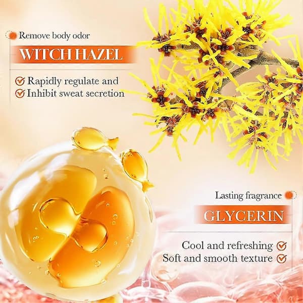 SADOER Roll-On Deodorant - Svettkontroll & Blommig Doft - 50ml pink 50g