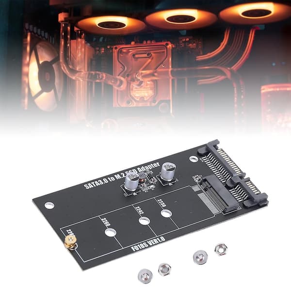 M.2 Sata Ssd Konverter Adapter Kort 22pin Sata3.0 Til M2 Ssd Til 6g Konvertering