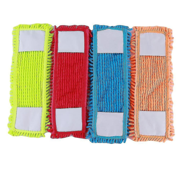 4 kpl kangasmoppipää Vaihda kangaspuhdistusliina Kotitalouspuhdistustyökalun lisävaruste, Noin 40 x 12 cm