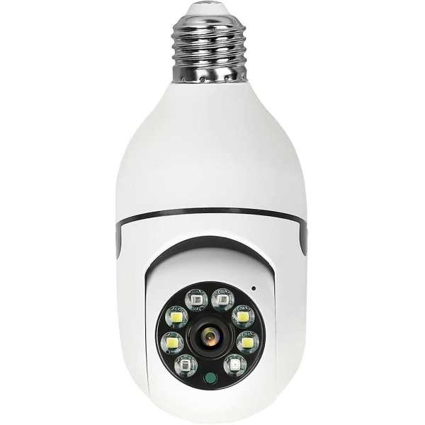 360 asteen turvakamerat langattomat ulkokäyttöön, Wifi-lamppukamera, 1080p langattomat kamerat kodin turvaan