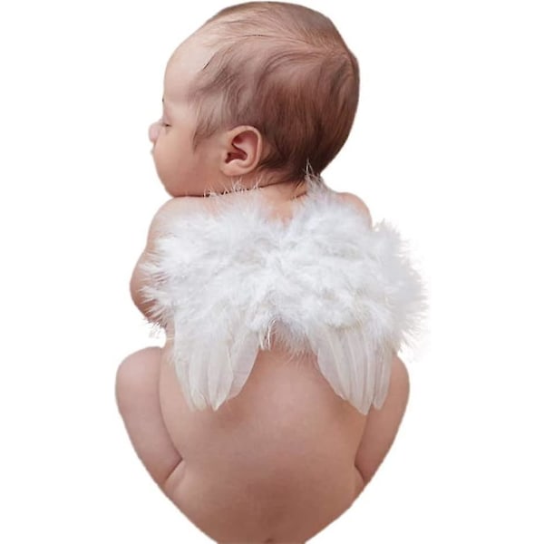 24 kpl Baby Angel Wings Baby Angel Feather Wings Baby valokuvarekvisiitta Vastasyntyneen siivet valokuvarekvisiitta Cosplay Angel Fairy Wings