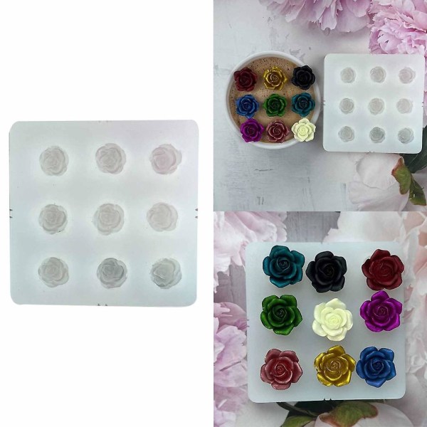 Flower Ornament Crafts Decoration Mold Epoxy Resin DIY Craft For Home Decor