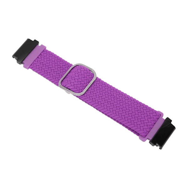 Justerbar vævet nylon urrem til Garmin Fenix 7S 6S 5S - Lilla
