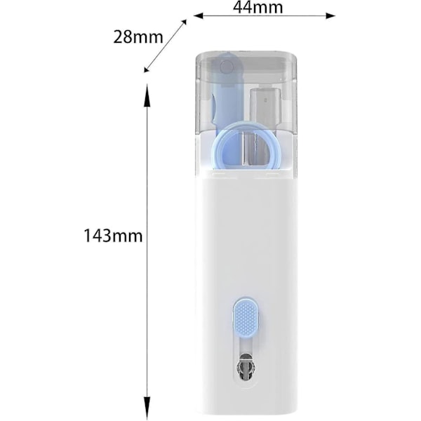 7-i-1 Elektronikk Rengjøringssett - Tastatur Rengjøringssett Bærbar Multifunksjonell Rengjøringsverktøy For PC-skjerm/ørepropp/mobiltelefon/bærbar PC/datamaskin/blåtoo
