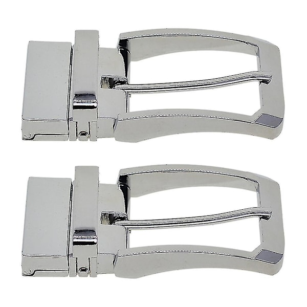 2 Fashion Metal Bæltespænde Reversible Spænde Udskiftninger 3.5cm Bælter