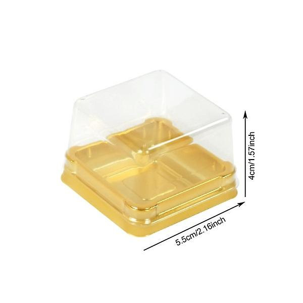 Mini Dessert Kageæske Beholder Transparent Cupcake Pastry Bageemballageæsker