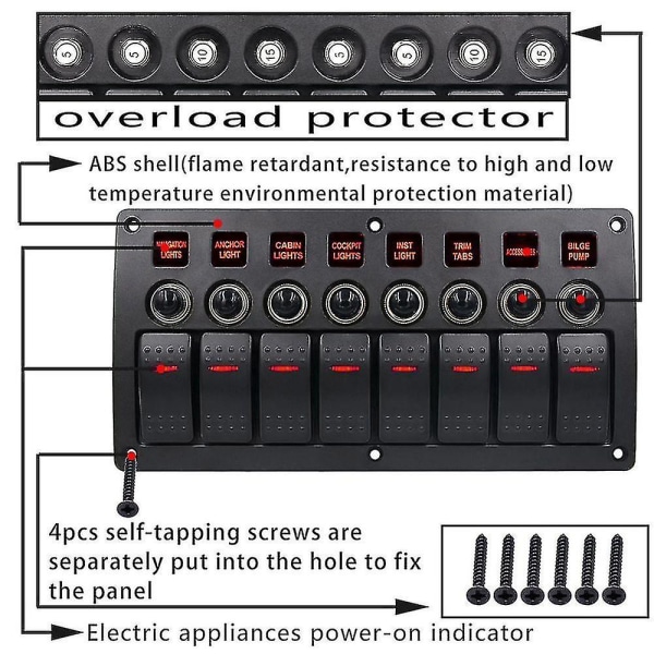 Bryterpanel Bat