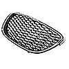 Forreste Nyre Grill Hættegrill til Seat Leon (blank sort)